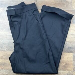 St. John Black  Wool Blend Career Dress Pants Size 6 Made in USA‎